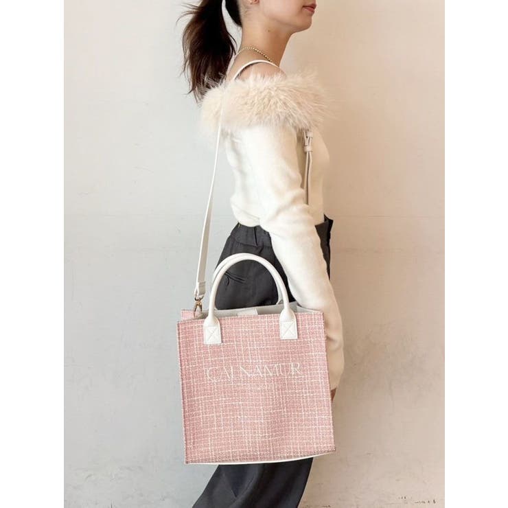 TWEED LOGO BAG/ツイードロゴバッグ | CALNAMUR | 詳細画像20 