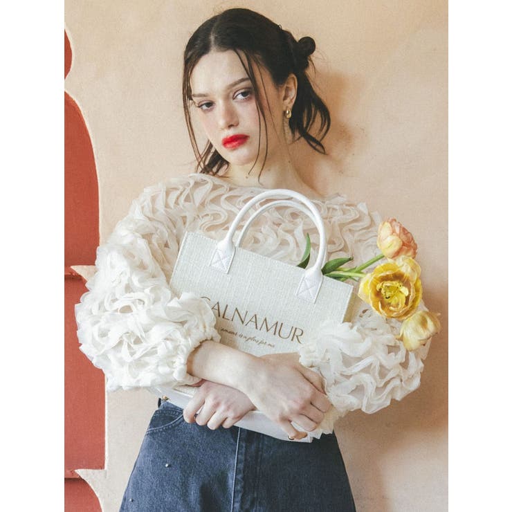 TWEED LOGO BAG/ツイードロゴバッグ | CALNAMUR | 詳細画像25 