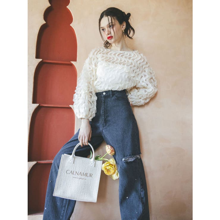 TWEED LOGO BAG/ツイードロゴバッグ | CALNAMUR | 詳細画像26 