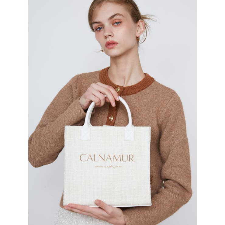 TWEED LOGO BAG/ツイードロゴバッグ | CALNAMUR | 詳細画像30 