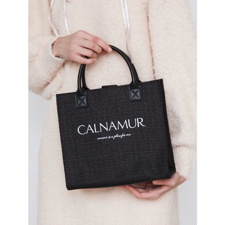 TWEED LOGO BAG/ツイードロゴバッグ | CALNAMUR | 詳細画像4 