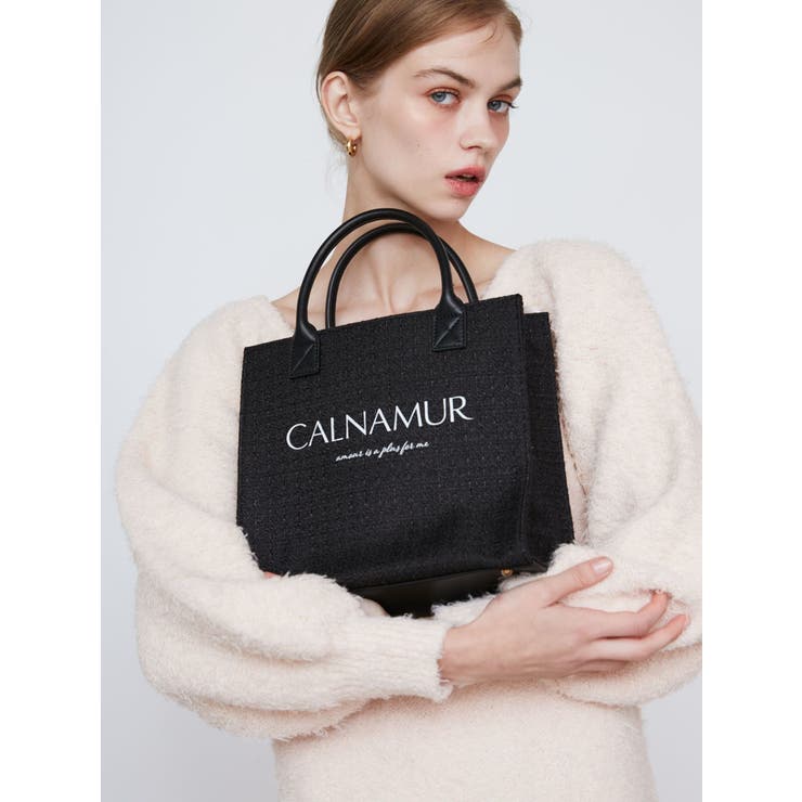 TWEED LOGO BAG/ツイードロゴバッグ | CALNAMUR | 詳細画像5 