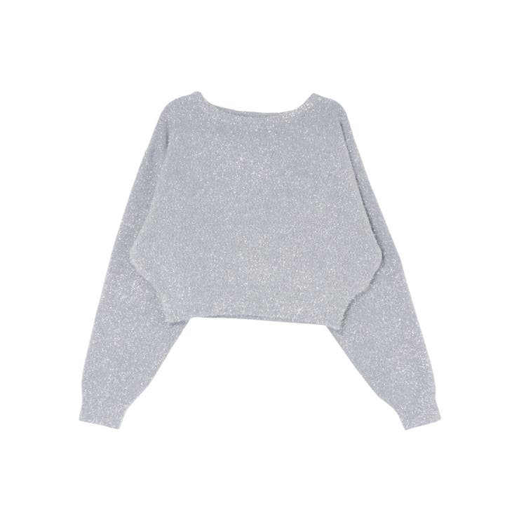 美品 ボールジィ ふわふわ ラクーンファーモックネック シャギーニット