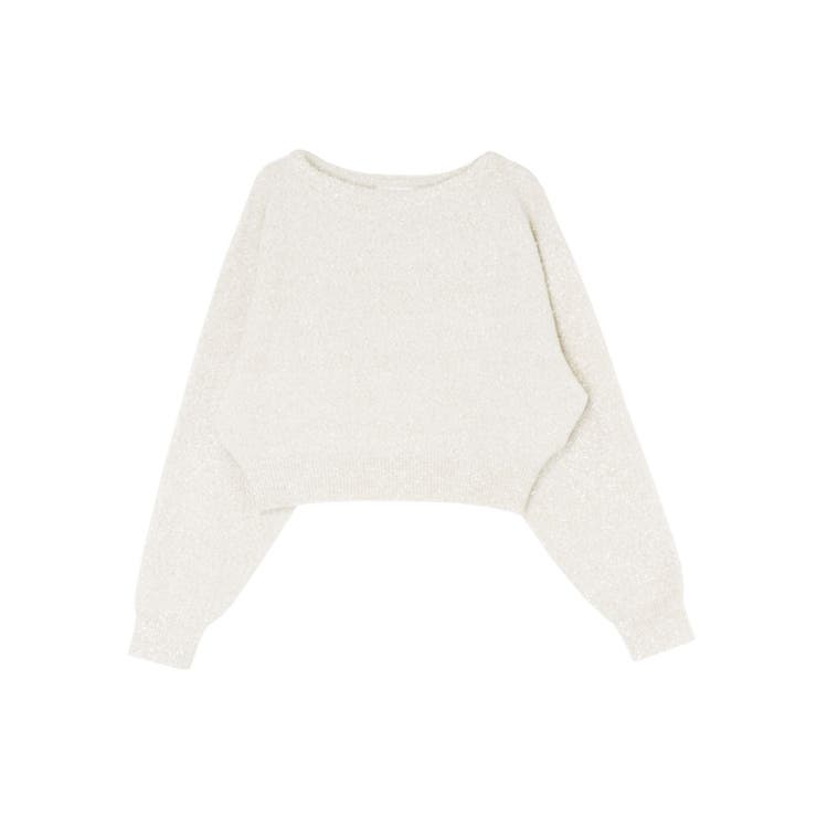SPARKLE SHAGGY KNIT/スパークルシャギーニット[品番：MKSW0061154
