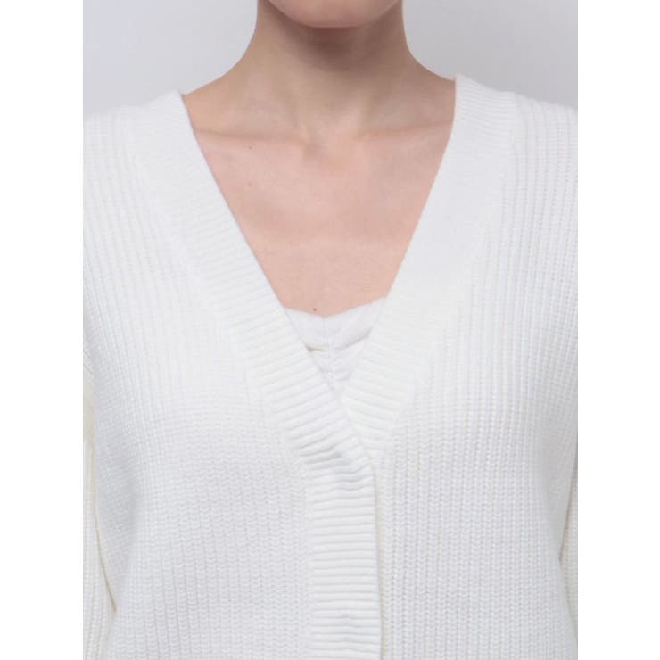 LACE×KNIT LONG CD/レース×ニットロングカーディガン | CALNAMUR | 詳細画像36 