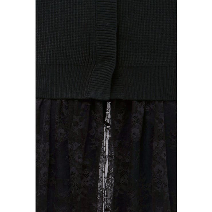 LACE×KNIT LONG CD/レース×ニットロングカーディガン | CALNAMUR | 詳細画像44 