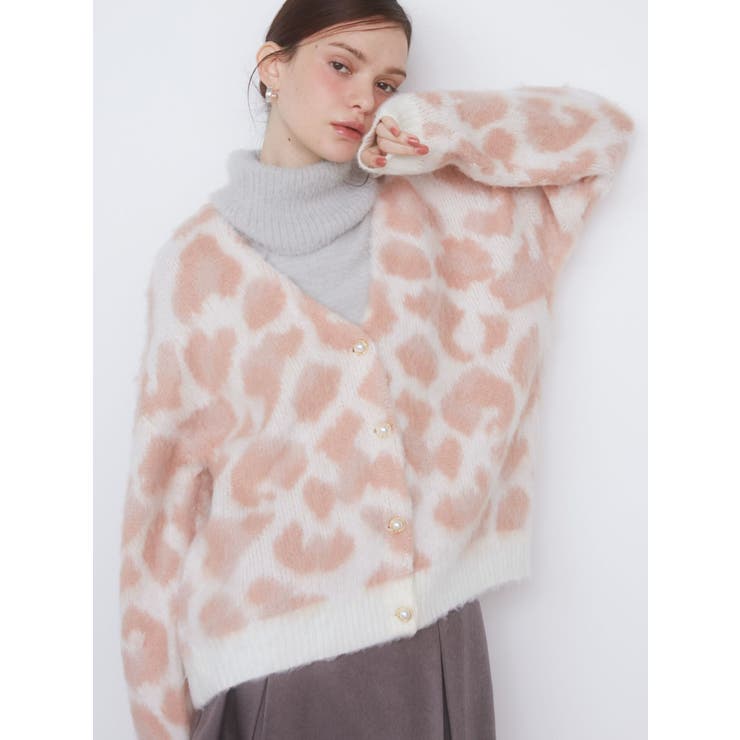 CALNAMUR レオパードニット CALNAMUR レオパードニット