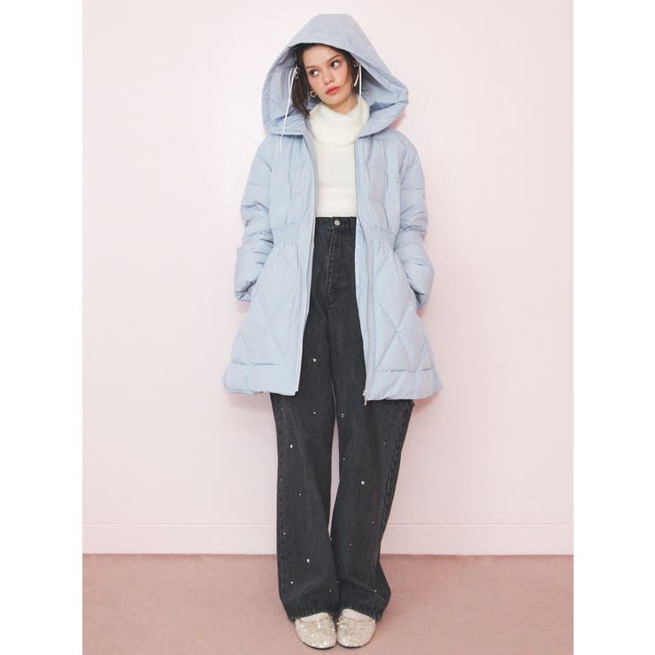 MIDI LENGTH DOWN COAT/ミディレングスダウンコート | CALNAMUR | 詳細画像6 