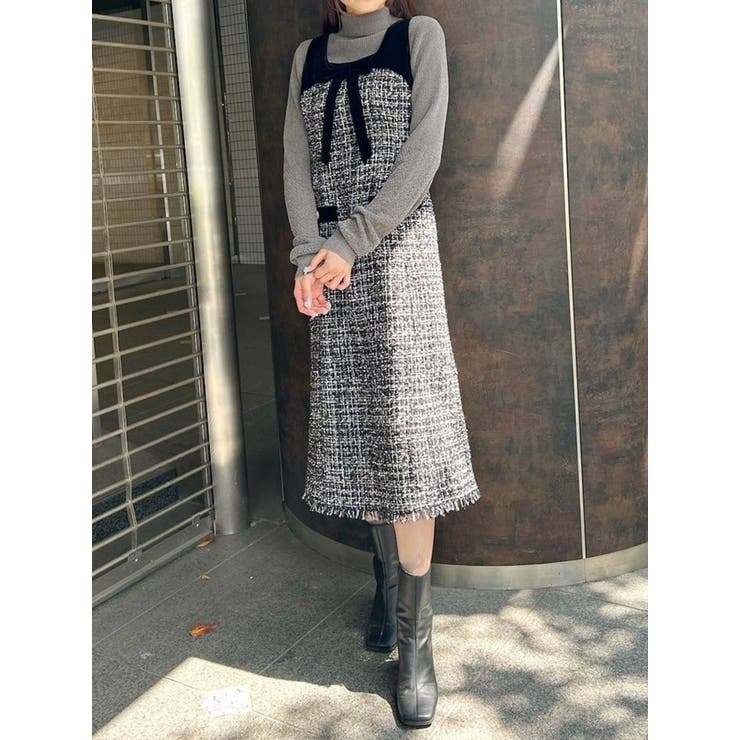 ☆美品☆ 高級ツィード　ワンピース ☆美品☆ 高級ツィード ワンピース