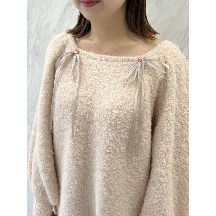 CURLY YARN MINI OP/カーリーヤーンミニワンピース | CALNAMUR | 詳細画像29 