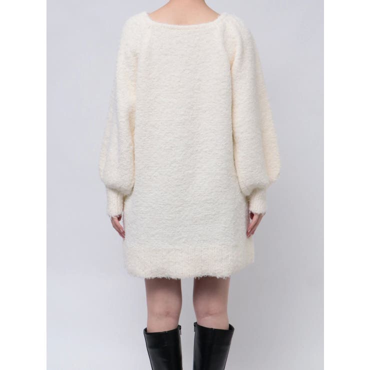 CURLY YARN MINI OP/カーリーヤーンミニワンピース | CALNAMUR | 詳細画像43 