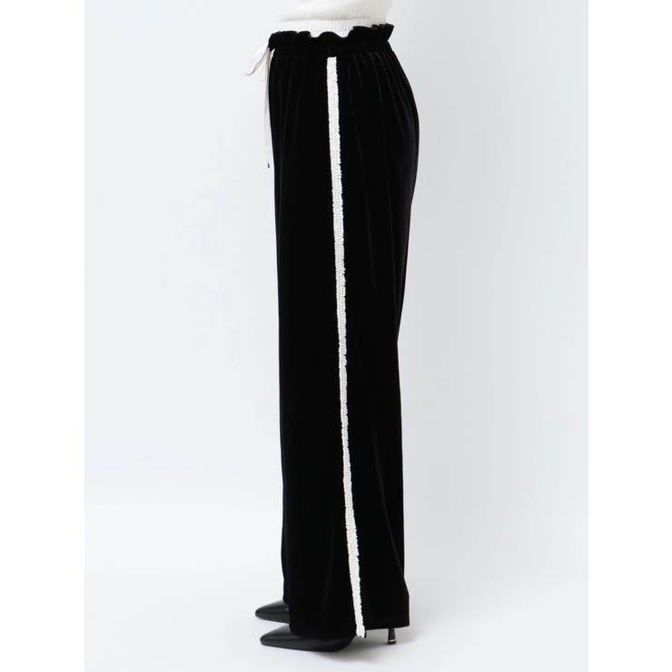 VELOUR PARL TRACK PANTS/ベロアパールトラックパンツ[品番 VELOUR PARL TRACK PANTS/ベロアパールトラックパンツ[品番