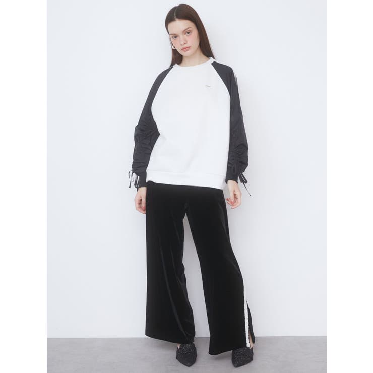VELOUR PARL TRACK PANTS/ベロアパールトラックパンツ[品番 VELOUR PARL TRACK PANTS/ベロアパールトラックパンツ[品番