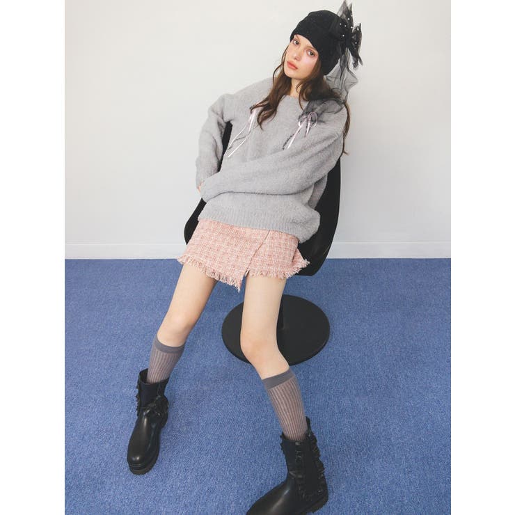 TWEED SKIRT PANTS/ツイードスカートパンツ | CALNAMUR | 詳細画像10 
