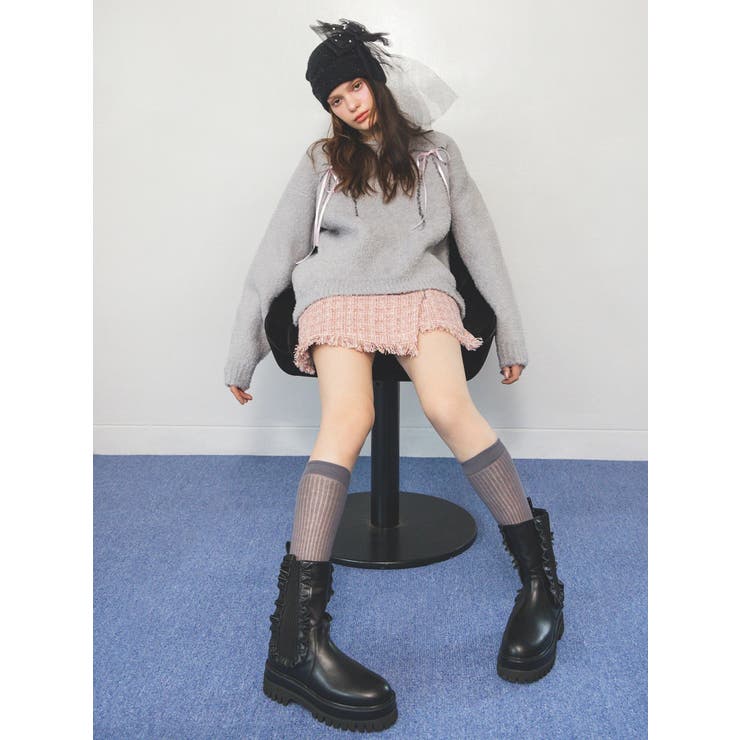 TWEED SKIRT PANTS/ツイードスカートパンツ | CALNAMUR | 詳細画像11 