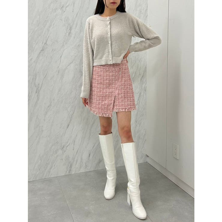 TWEED SKIRT PANTS/ツイードスカートパンツ[品番：MKSW0060343