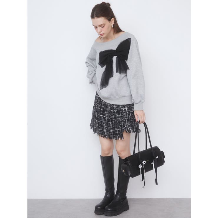 TWEED SKIRT PANTS/ツイードスカートパンツ | CALNAMUR | 詳細画像6 