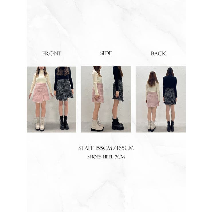 TWEED SKIRT PANTS/ツイードスカートパンツ | CALNAMUR | 詳細画像9 