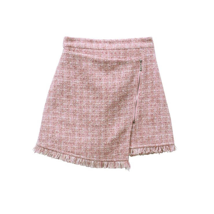 ピンク | TWEED SKIRT PANTS/ツイードスカートパンツ | CALNAMUR