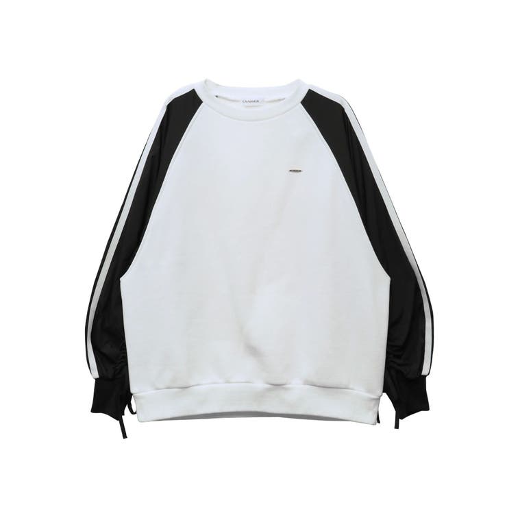 ブラック | SLEEVE GATHER RIBBON | CALNAMUR