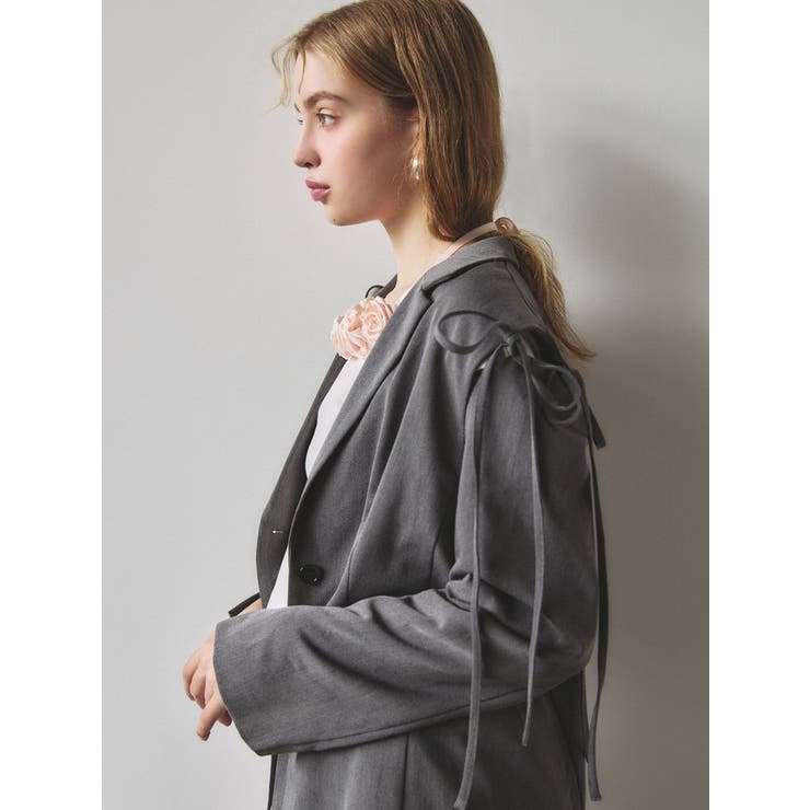 2WAY RIBBON JK/2WAYリボンジャケット | CALNAMUR | 詳細画像3 