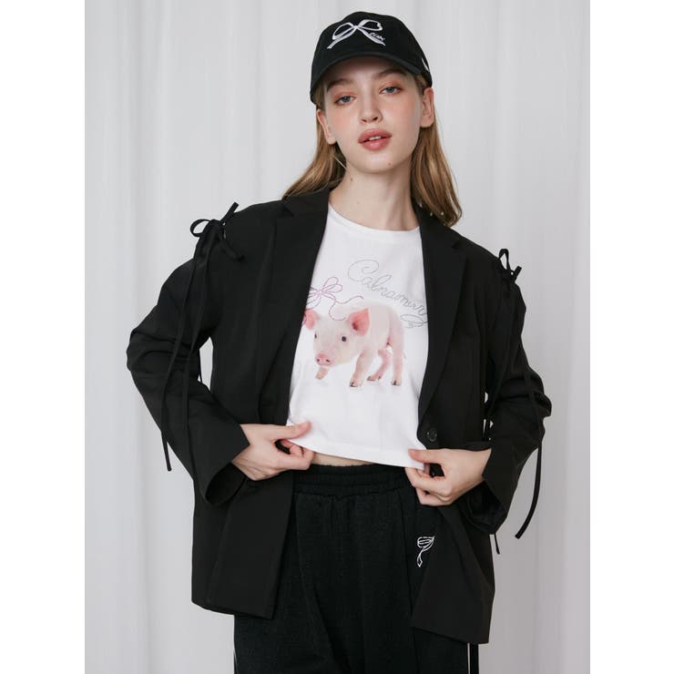 2WAY RIBBON JK/2WAYリボンジャケット | CALNAMUR | 詳細画像6 