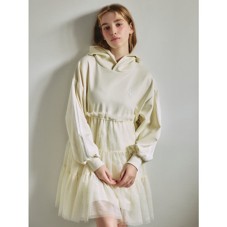 2WAY TULLE OVER[品番：MKSW0061790]｜CALNAMUR（カルナムール