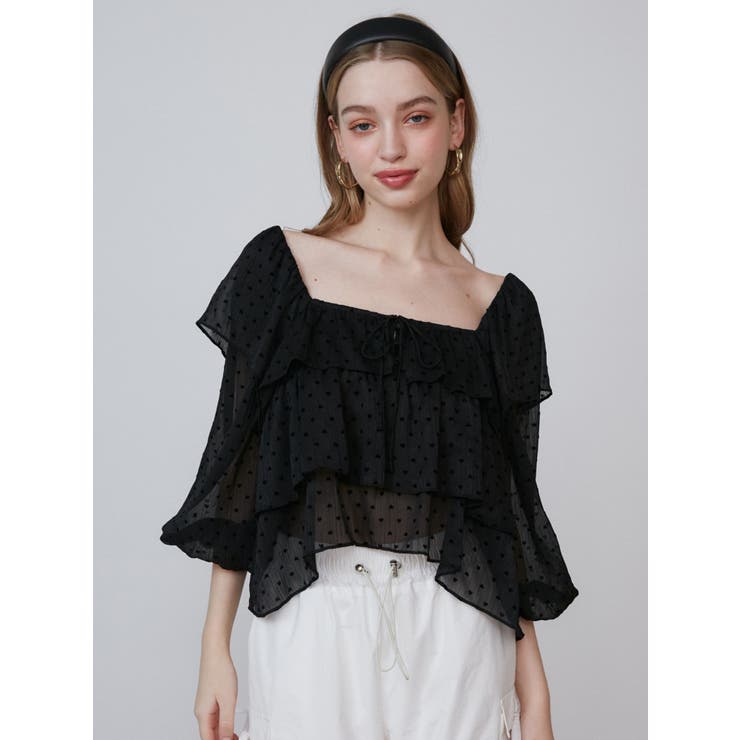 FRILL TIERED BL/フリルティアードブラウス | CALNAMUR | 詳細画像11 