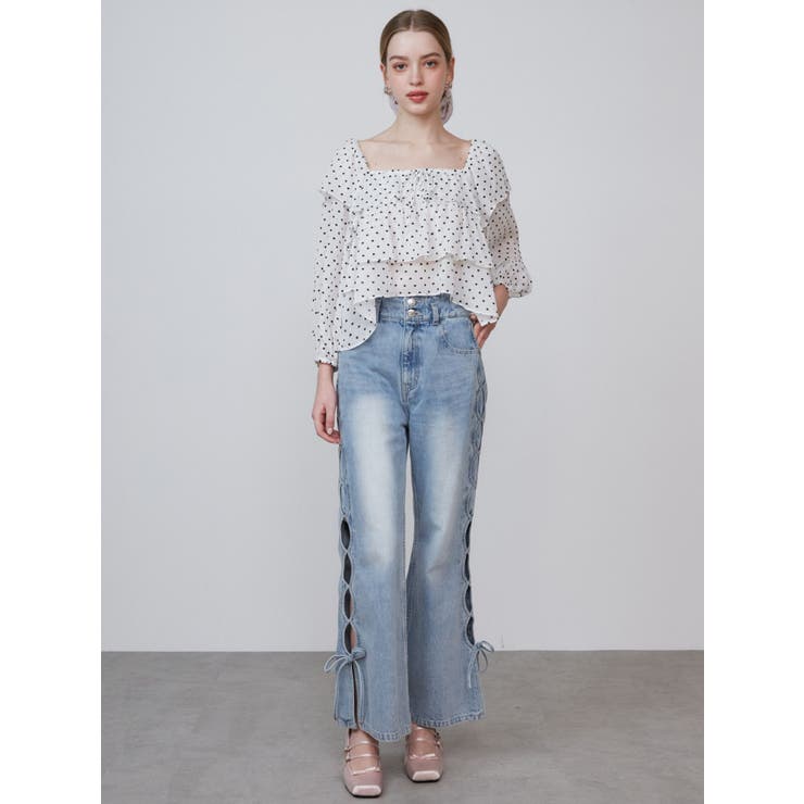 FRILL TIERED BL/フリルティアードブラウス | CALNAMUR | 詳細画像14 