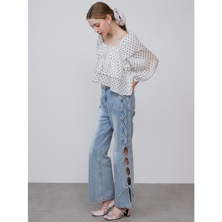 FRILL TIERED BL/フリルティアードブラウス | CALNAMUR | 詳細画像17 