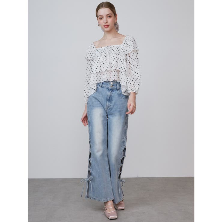 FRILL TIERED BL/フリルティアードブラウス | CALNAMUR | 詳細画像18 