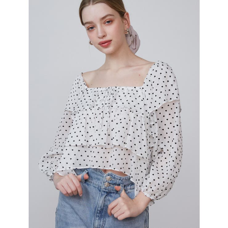 FRILL TIERED BL/フリルティアードブラウス | CALNAMUR | 詳細画像2 