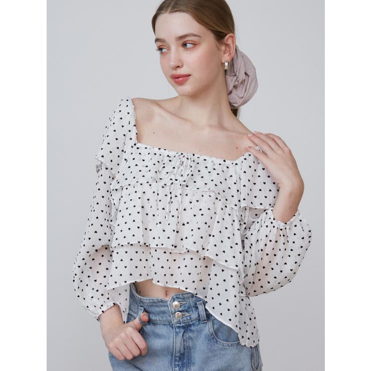 FRILL TIERED BL/フリルティアードブラウス | CALNAMUR | 詳細画像3 