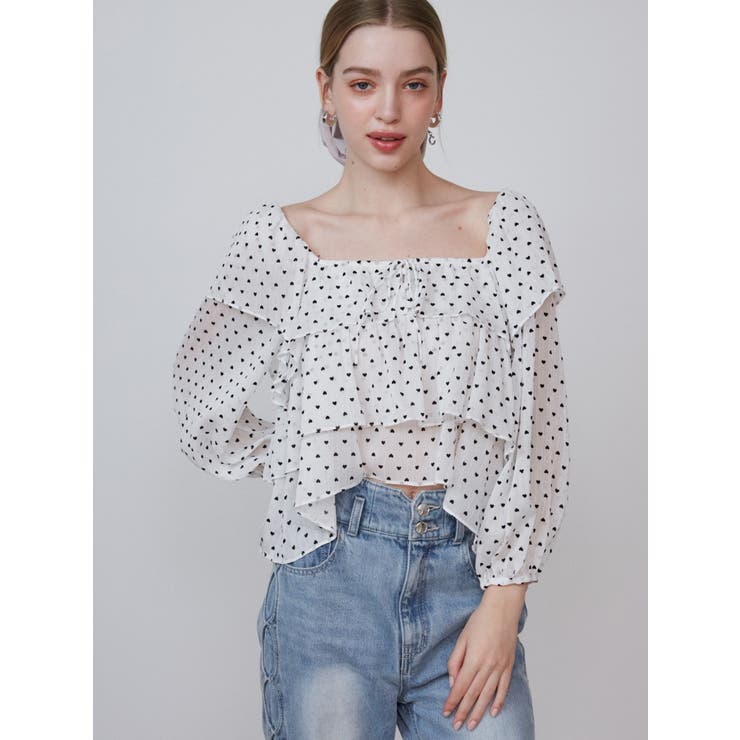 FRILL TIERED BL/フリルティアードブラウス | CALNAMUR | 詳細画像5 