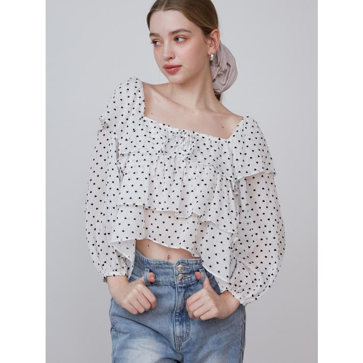 FRILL TIERED BL/フリルティアードブラウス | CALNAMUR | 詳細画像6 