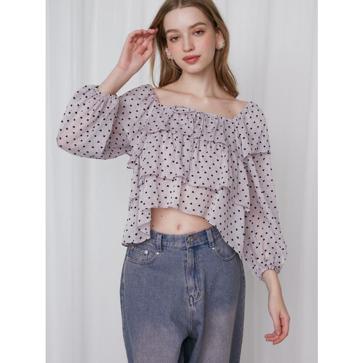 FRILL TIERED BL/フリルティアードブラウス | CALNAMUR | 詳細画像7 