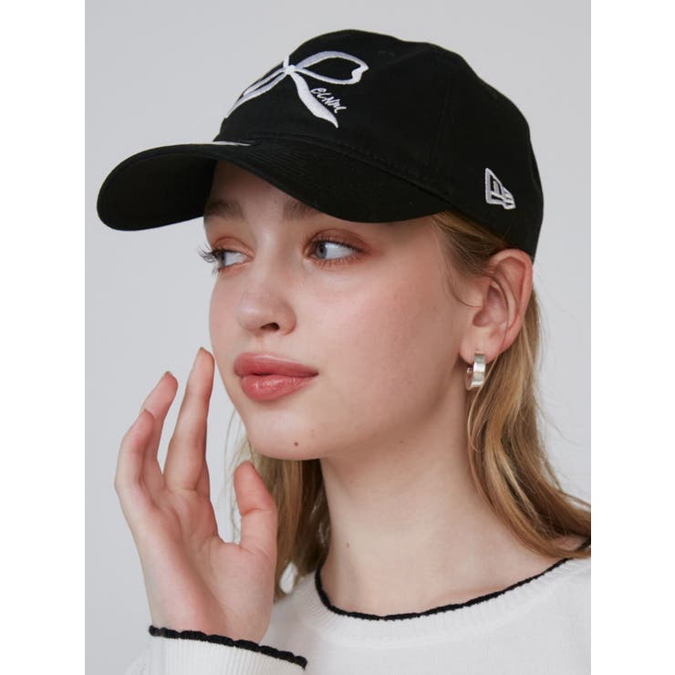 NEW ERA × CALNAMUR コラボ リボンキャップ ピンク NEW ERA×CALNAMURコラボ】RIBBON CAP/リボンキャップ[品番