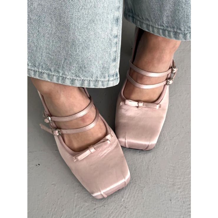 BALLET CHUNKY HEEL[品番：MKSW0061768]｜CALNAMUR（カルナムール