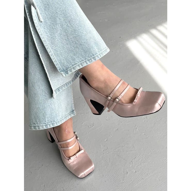 BALLET CHUNKY HEEL[品番：MKSW0061768]｜CALNAMUR（カルナムール）の