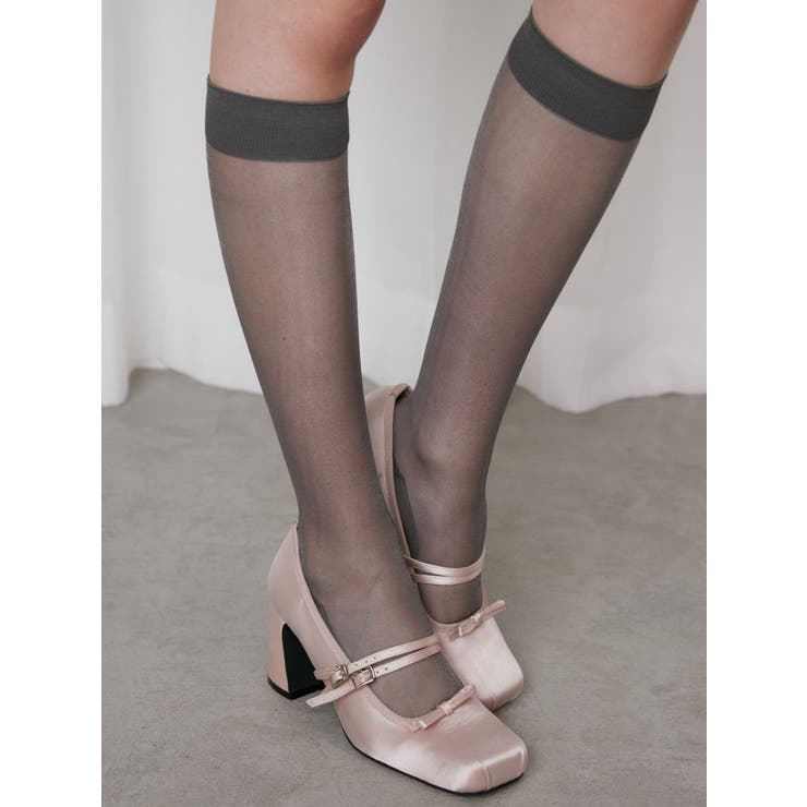 BALLET CHUNKY HEEL[品番：MKSW0061768]｜CALNAMUR（カルナムール