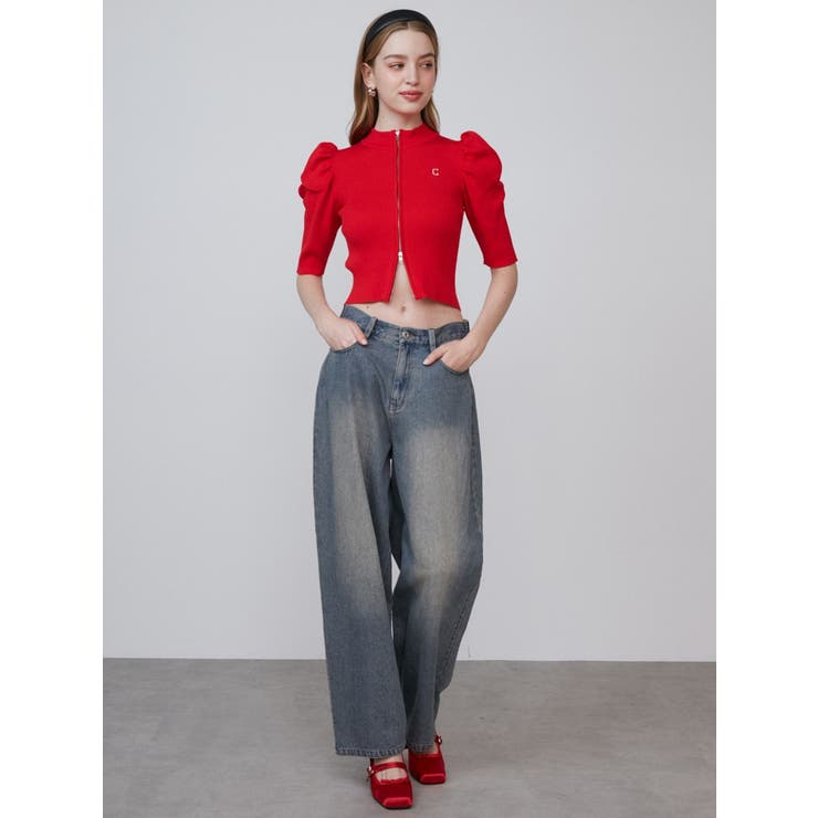 OVERDYE DENIM WIDE PT/オーバーダイデニムワイドパンツ | CALNAMUR | 詳細画像16 