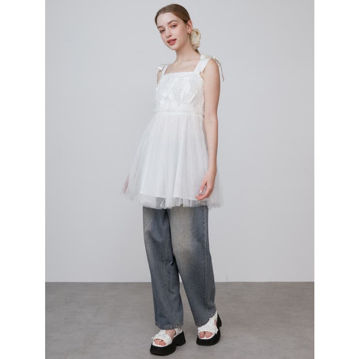 OVERDYE DENIM WIDE PT/オーバーダイデニムワイドパンツ | CALNAMUR | 詳細画像19 