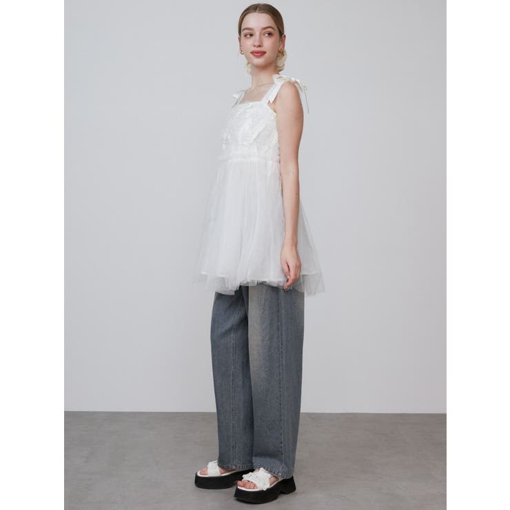 OVERDYE DENIM WIDE PT/オーバーダイデニムワイドパンツ | CALNAMUR | 詳細画像20 