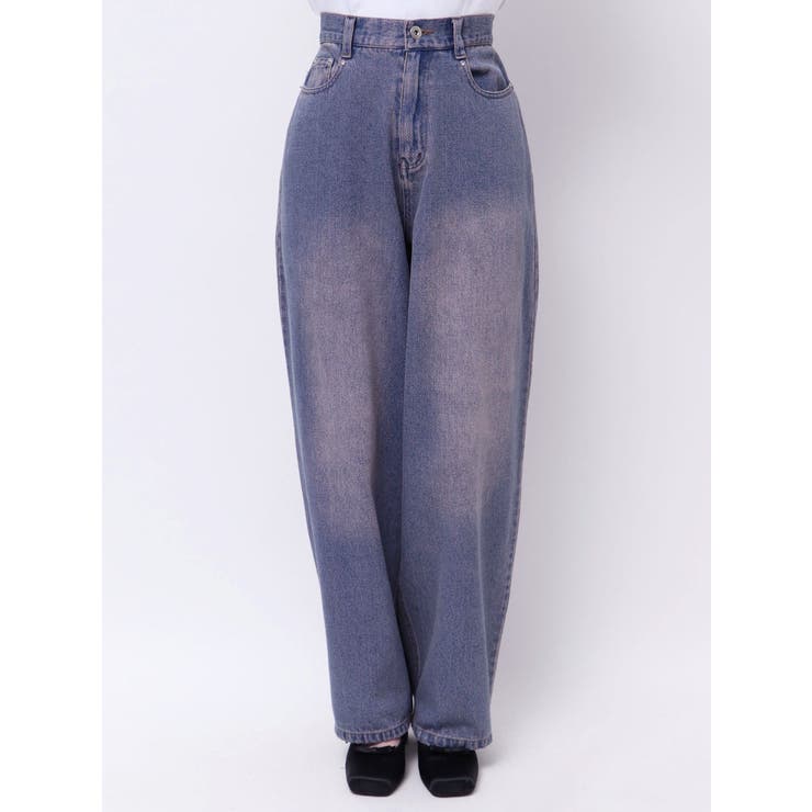 OVERDYE DENIM WIDE PT/オーバーダイデニムワイドパンツ | CALNAMUR | 詳細画像21 