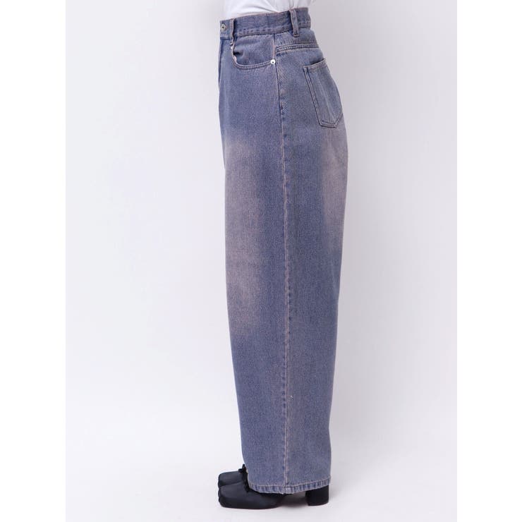 OVERDYE DENIM WIDE PT/オーバーダイデニムワイドパンツ | CALNAMUR | 詳細画像22 
