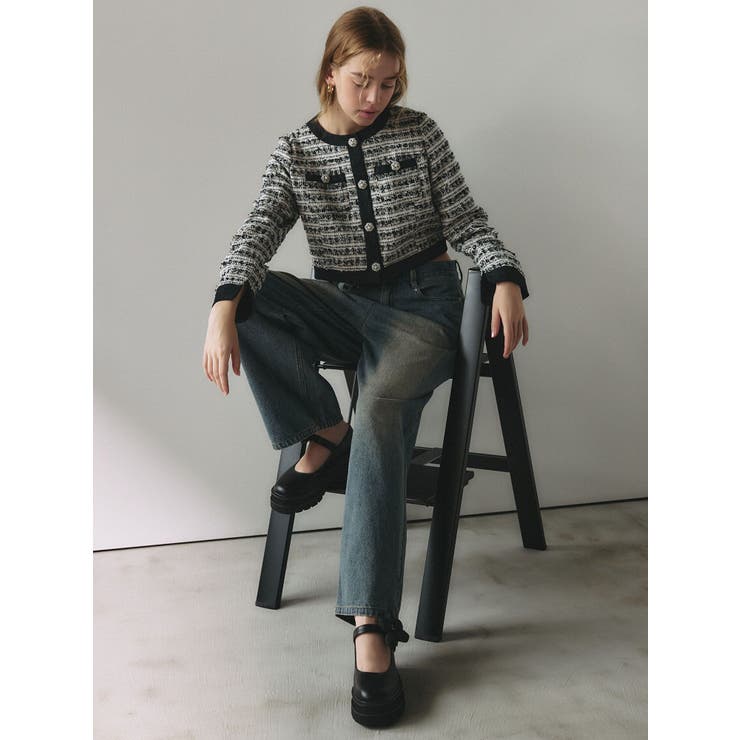 OVERDYE DENIM WIDE PT/オーバーダイデニムワイドパンツ | CALNAMUR | 詳細画像4 