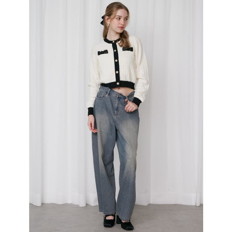 OVERDYE DENIM WIDE PT/オーバーダイデニムワイドパンツ | CALNAMUR | 詳細画像7 