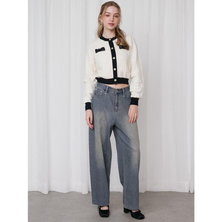 OVERDYE DENIM WIDE PT/オーバーダイデニムワイドパンツ | CALNAMUR | 詳細画像8 