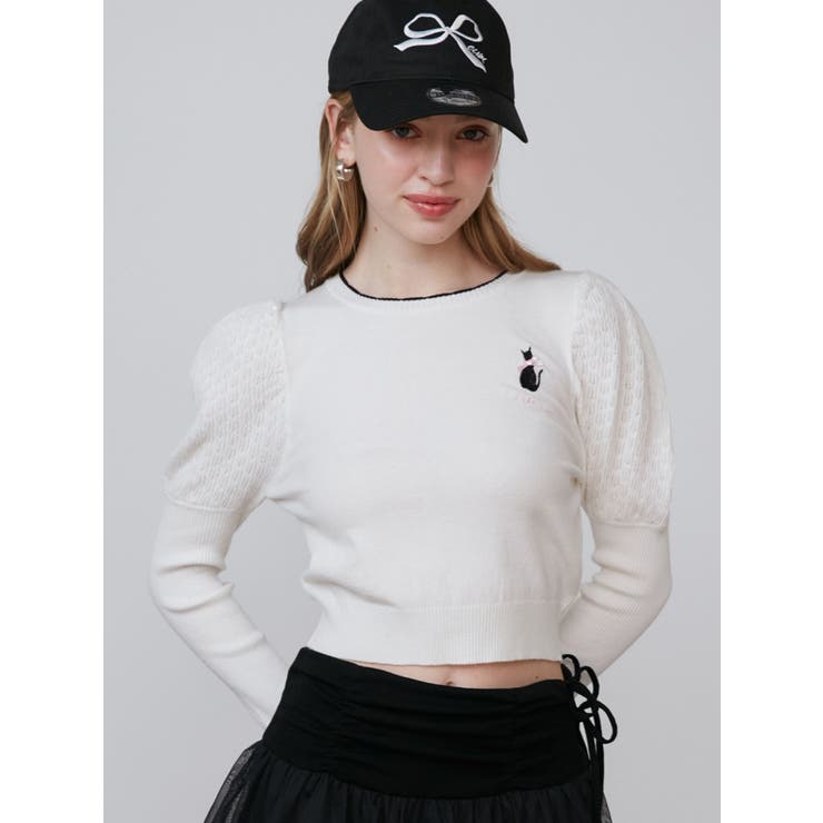 OPENWORK CAT KNIT/オープンワークキャットニット | CALNAMUR | 詳細画像10 