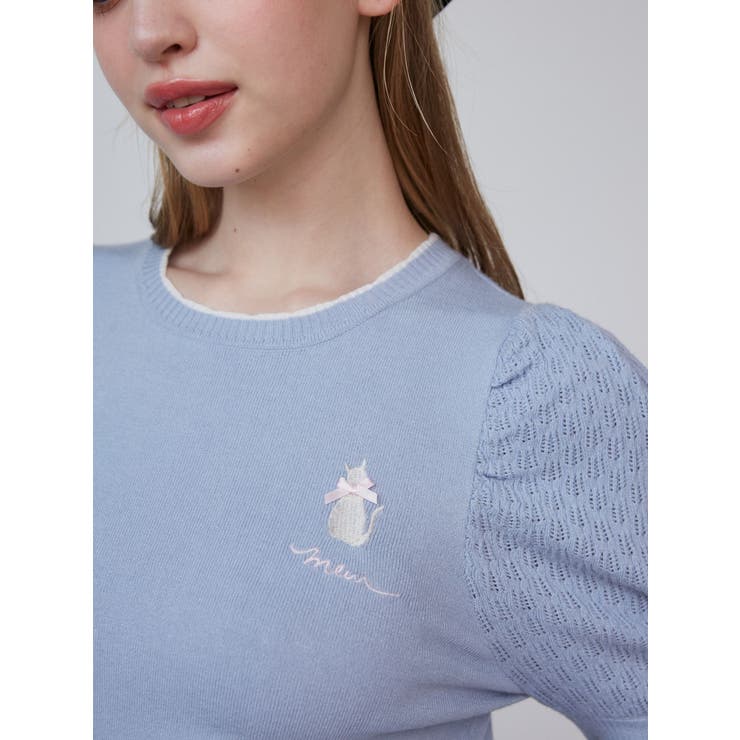 OPENWORK CAT KNIT/オープンワークキャットニット | CALNAMUR | 詳細画像16 